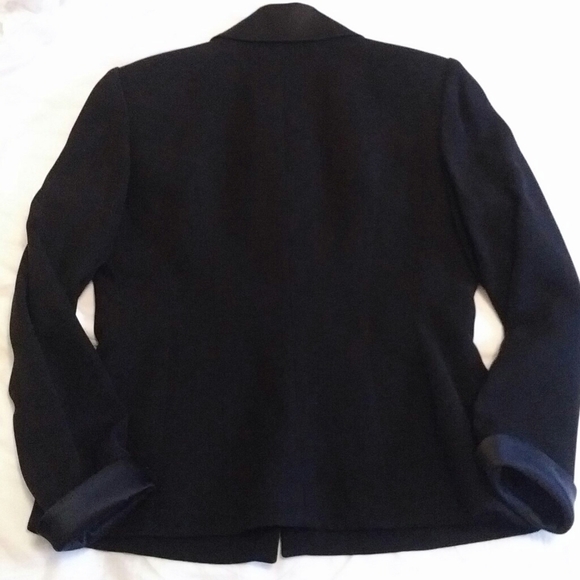 SUNNY CHOI - silk trim diamond button blazer - Picture 5 of 6